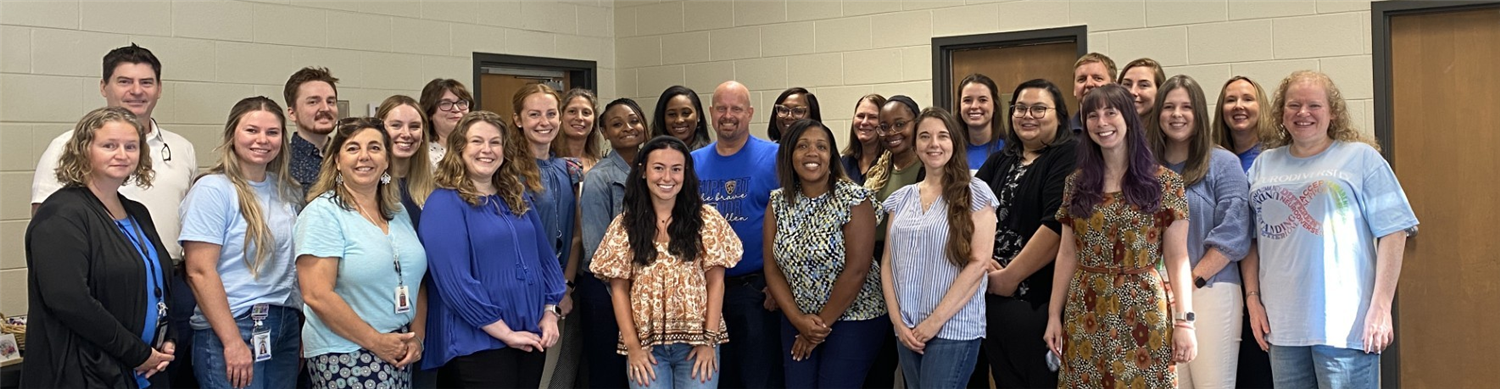 Group photo of smiling school psychologists 