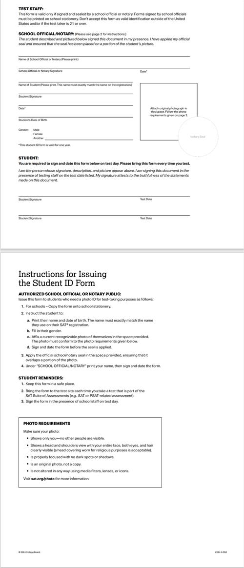  PSAT Forms 2025-2026